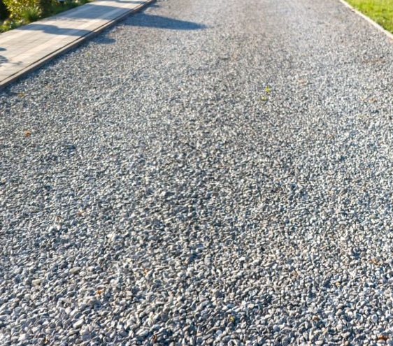 Gravel driveway